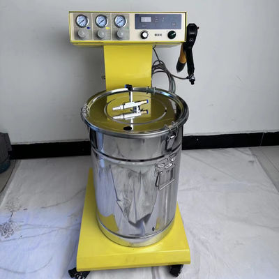 Εξοπλισμός επικάλυψης HXC-600A Μηχανή ηλεκτροστατικής ψεκαστικής ψεκαστικής σκόνης για χειροκίνητο ψεκασμό μετάλλων