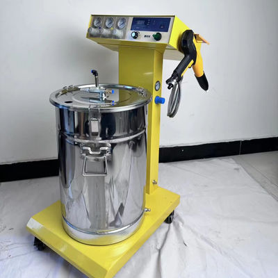 Εξοπλισμός επικάλυψης HXC-600A Μηχανή ηλεκτροστατικής ψεκαστικής ψεκαστικής σκόνης για χειροκίνητο ψεκασμό μετάλλων