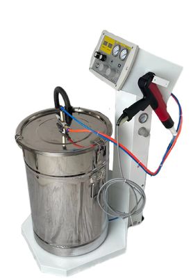 Μηχανή επικάλυψης βιομηχανικής σκόνης 40KG για λειτουργία επιφάνειας μετάλλου Αυτοματοποιημένο ψεκασμό