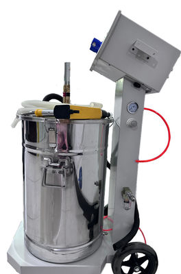 Μηχανή επίχρισής σκόνης 67CM*47CM*66CM για επιδόσεις επίχρησης μετάλλων