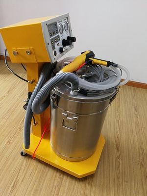 Ηλεκτροστατική μηχανή ψεκασμού μεταλλικής σκόνης υψηλού αποτελέσματος σε σχεδιασμό με προσαρμοσμένα χρώματα