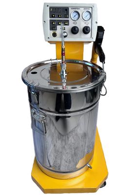 Εξοπλισμός επικάλυψης με σκόνη από μεταλλικό όπλο 35 κιλά βάρος για εργασιακά κομμάτια