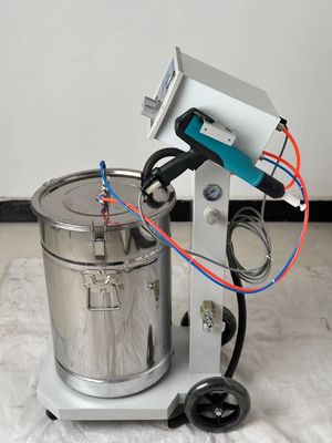 28KG Βάρος Gema Optiflex 2B Ηλεκτροστατικό χειροκίνητο σύστημα επικάλυψης σκόνης γρήγορης αλλαγής χρώματος