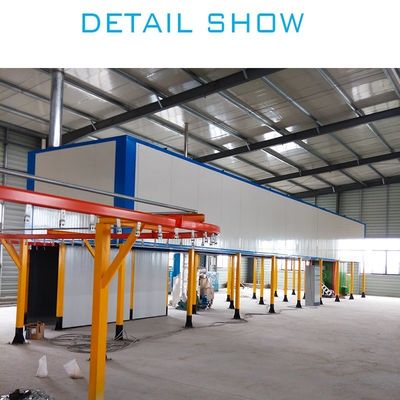 Επαγγελματικό εξοπλισμό επίστρωσης σκόνης για τελική επιφάνεια μεταλλικών πάνελ προσαρμοσμένο