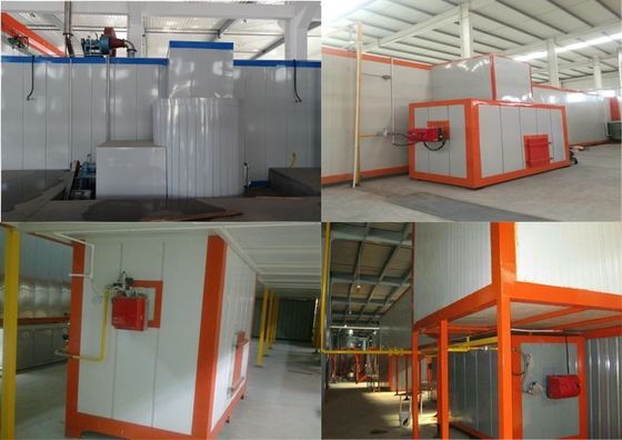 Επαγγελματικό εξοπλισμό επίστρωσης σκόνης για τελική επιφάνεια μεταλλικών πάνελ προσαρμοσμένο