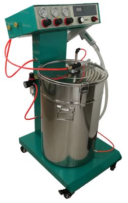 Μηχανή επικάλυψης με σκόνη των επιφανειών μετάλλων