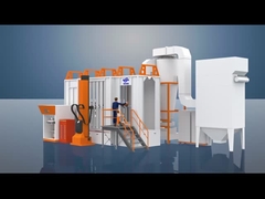 120 mm πάχος μόνωσης χάλυβα υποστρώμα εξατομικευμένη γραμμή συναρμολόγησης μηχανή επικάλυψης σκόνης